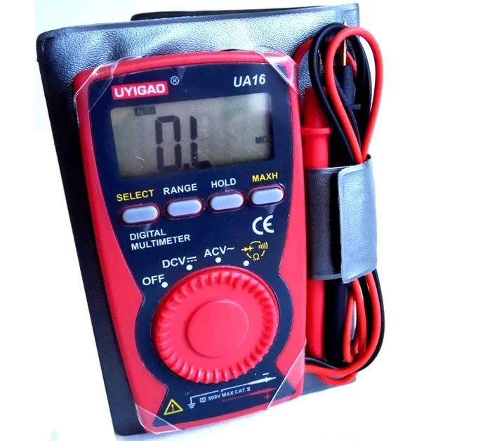 Uyigao UA16 Mini Multimètre numérique portable voltmètre