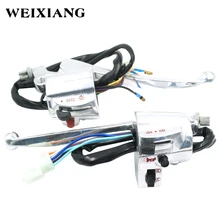 22 мм 7/" Мотоцикл Скутер рожок поворотник электрический запуск рычаг управления переключатель для Harley Bobber для Kawasaki