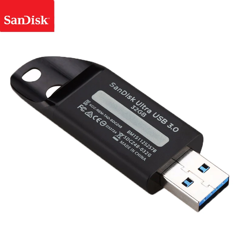 100% Оригинальный USB накопитель SanDisk CZ48 флешка 16 ГБ 32 128 256 карта памяти флешка|USB