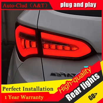 

AUTO CLUD 2013 2014 For hyundai IX45 taillights car styling led guide bar fog lamps For hyundai ix45 SantaFe led rear lights