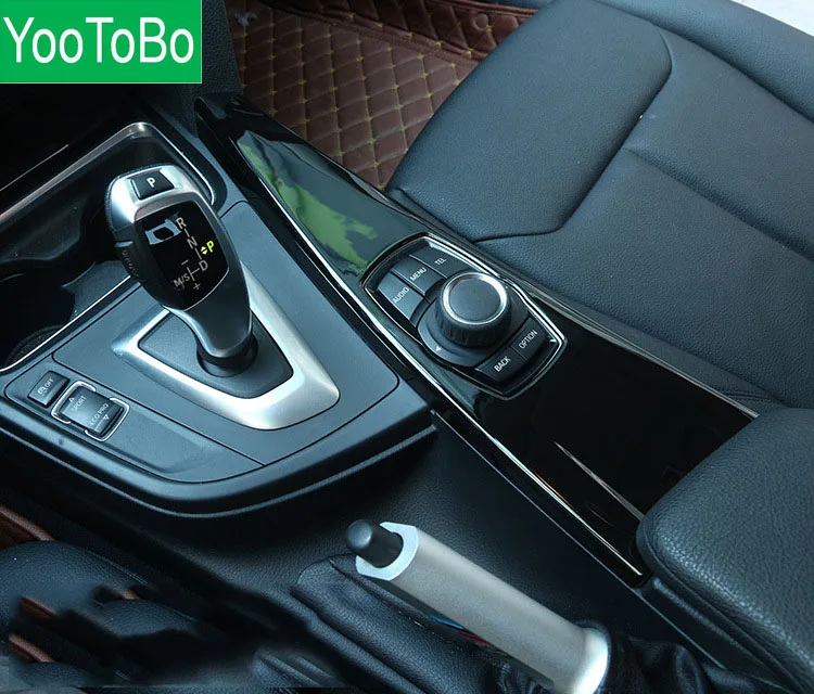 Углеродное волокно АБС-пластиковый интерьерный мультимедиа Панель Накладка для BMW 3 серии GT F30 F33 F34 F36 2013- левый руль