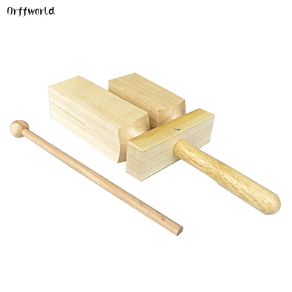 

Orff world High And Low Sound Children Percussion Instrument Wooden Knocker Musical Instrument Interest Cultivation Toy Hot