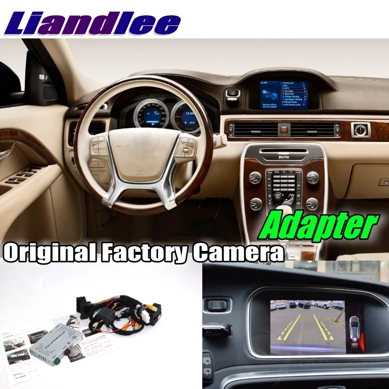 

Liandlee Car Reverse Rear Back Up Camera Interface Adapter Decoder Kits For Volvo S80 S80L Sensus System Upgrade