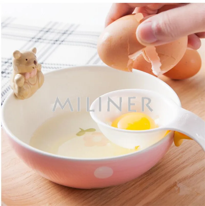 

Mini Egg Yolk White Separator With Silicone Holder
