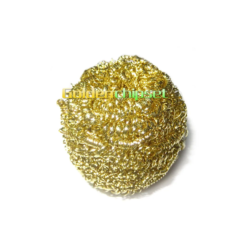 

High Quality Soldering Solder Iron Tip Cleaner Cleaning Wire Sponge Balls Soldering Solder Iron Tip Cleaner Brass Free Shipping
