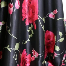 Розовый цветочный атласный tissus полиэстер вечерние свадебные тканевые украшения