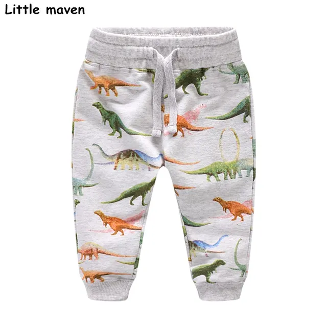 Little maven Autumn baby boy clothes cotton drawstring pants children's