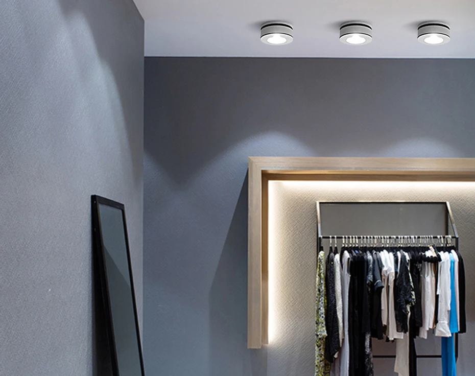 Lâmpada do Teto para Baixo Construído em Luz do Ponto Dobrável e 360 3 W e 5 W e 7 W e 12 w Slim Led Embutido Graus Rotatable Cob Recesso Downlight 22 Cheap Downlights