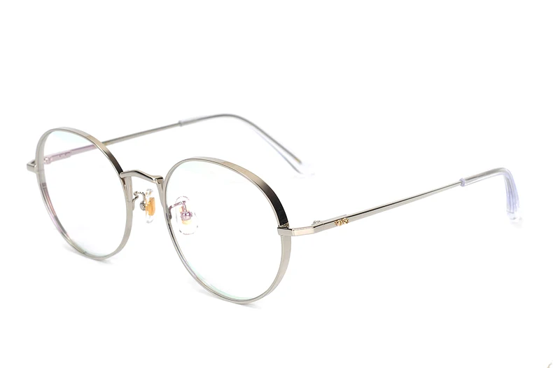 Очки из чистого титана, оправа для мужчин, круглые очки по рецепту, Ретро стиль, близорукость, оптические очки для глаз, женские очки