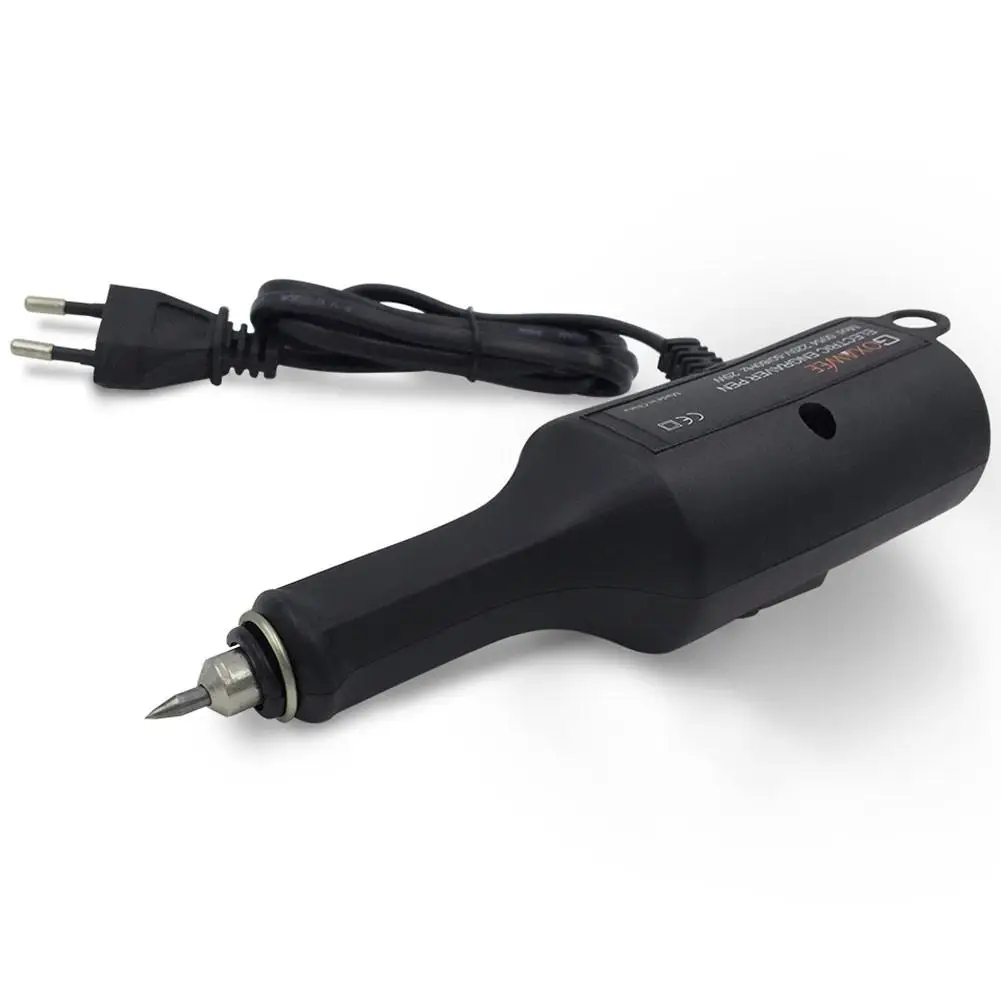 

220V Electric Engraving Carving Pen Plotter Machine for Metal Wooden Glass Plastic Ceramics Stone Surface DIY Set Power