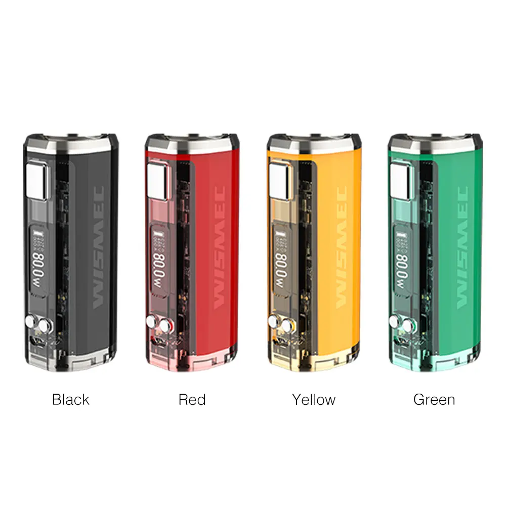  NewestOriginal 80W Wismec Sinuous P80 TC Mod VS SINUOUS V80 Box MOD Fit Amor NSE Atomizer ECig Vape