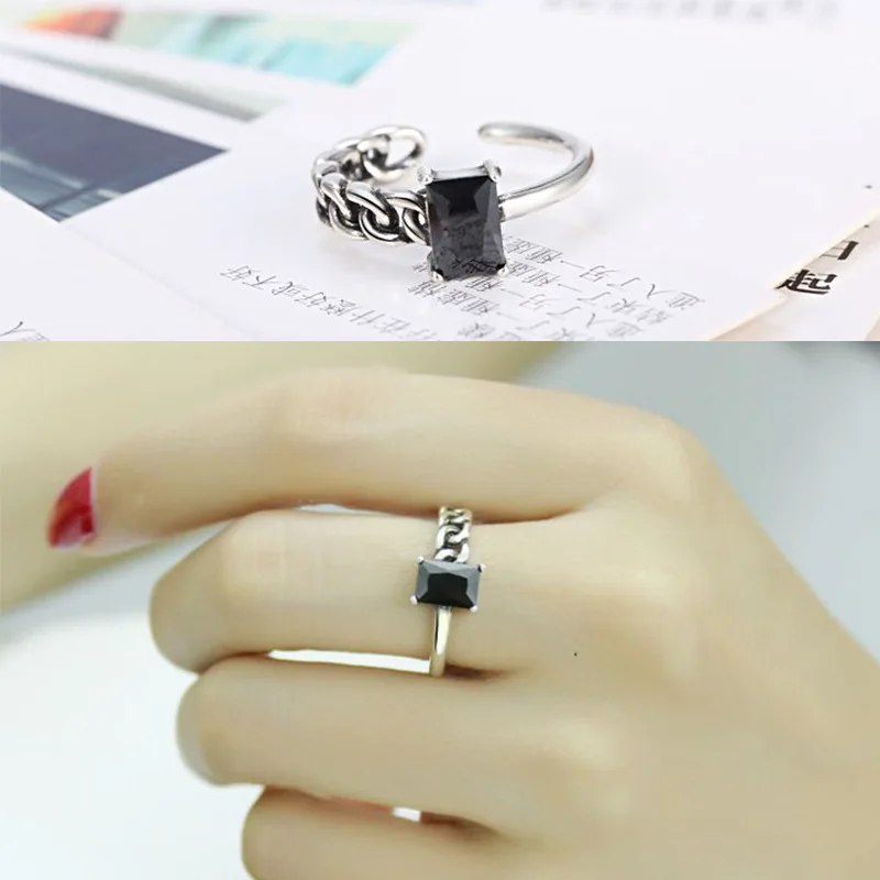 Todorova Белый Черный цирконовая цепочка Midi Finger кольца на фаланги бохо вечерние для