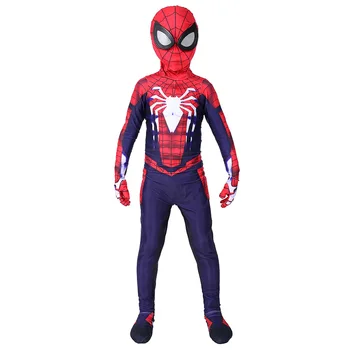 

2019 new PS4 spider-man game cospidey costume children's tights children's clothing