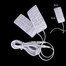 1 пара электрический USB перчатки Подушка с подогревом зимние с подогревом перчатки куртка перчаткосушитель с USB разъемом коврик для мыши коврик из углеродного волокна ткань