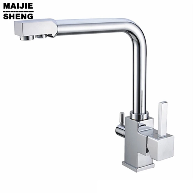 

Kitchen Tap Ro Drinking Warter, Hot/cold Water Mixer 3 Way Faucet 2017 Ceramic Torneira Limited for Thermostatic Faucets None