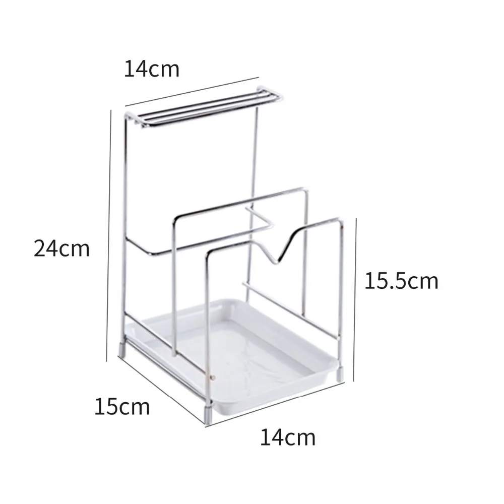 Кухонный стеллаж держатель разделочной доски горшок крышка Органайзер подставка держатель ножа блок полка из нержавеющей стали
