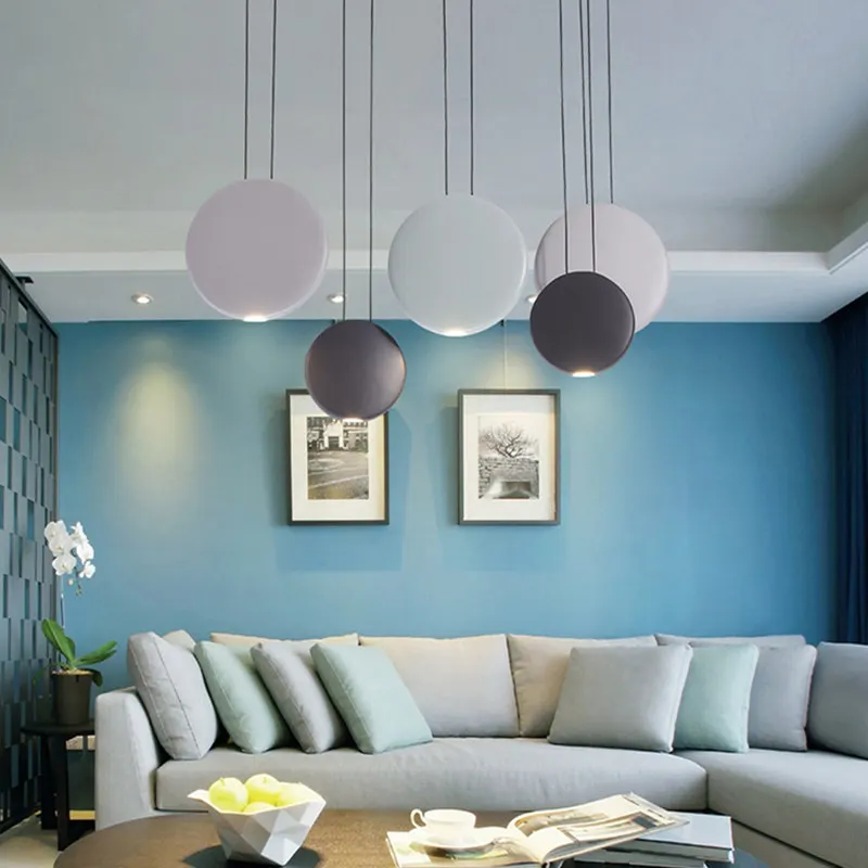 

Nordic Aluminum Biscuit Cosmos Chandelier Creative Loft Designer Art Concise Kitchen Dining Room Led Light Aisle Bar Light