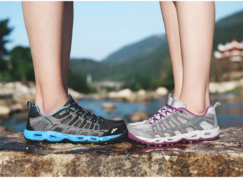 Мужская обувь Aqua Upstreams; быстросохнущие дышащие уличные походные кроссовки; женские нескользящие спортивные водонепроницаемые ботинки; треккинговые кроссовки
