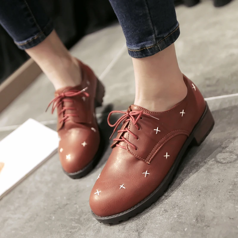 S.Romance Women Pumps 2019 Plus Size 34-43 Fashion Female Round Toe Mid Heels Office Ladies Woman Shoes Black Brown Gray SH114 | Обувь