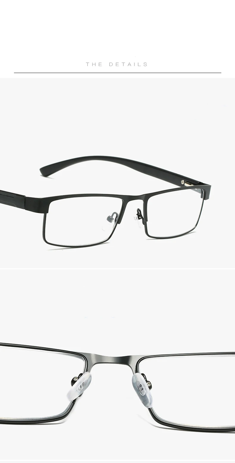 Logorela XM070 очки для чтения, очки для зрения, оптическая оправа с 2 дополнительными цветами, диапазон градусов от+ 1,00~+ 4,00