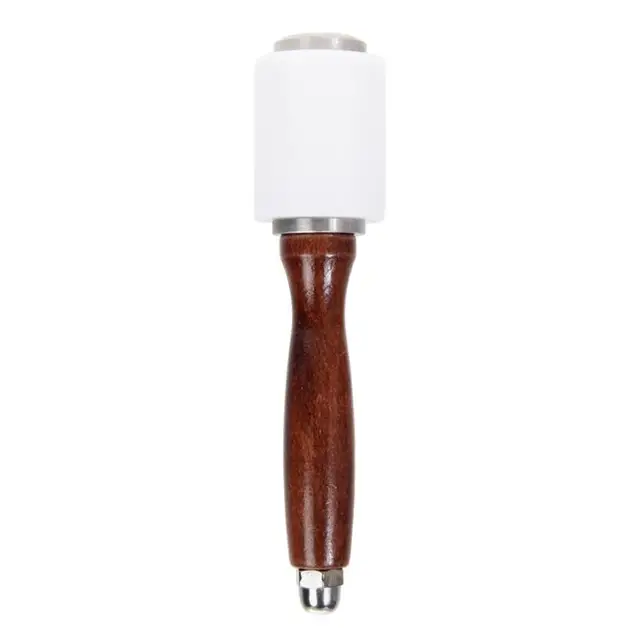 Leather Carving Hammer Printing Tool Hammer Nylon Hammer Carving Hammer DIY Handmade Leather Ling Cut Chopped Wood Handle