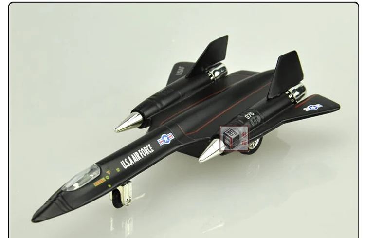 Игрушка черная птица SR-71 модель истребителя высокая высота высокая скорость исследования модель самолета полная спина функция дети хобби игрушки