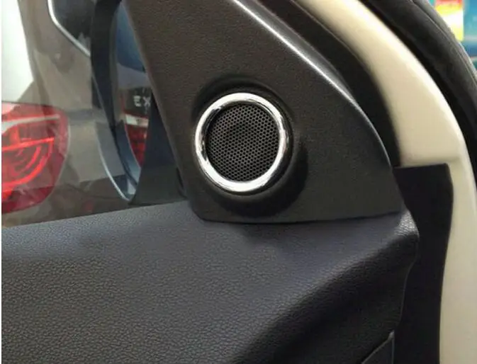 Audio Ring Car Speaker Decoration Trim For Mitsubishi ASX 2013 2014