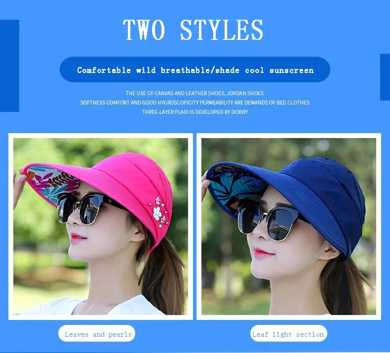Летние женские шляпы, складные, с защитой от ультрафиолета, Солнцезащитная шляпа, Солнцезащитная Гибкая шляпа, женская пляжная шляпа для улицы