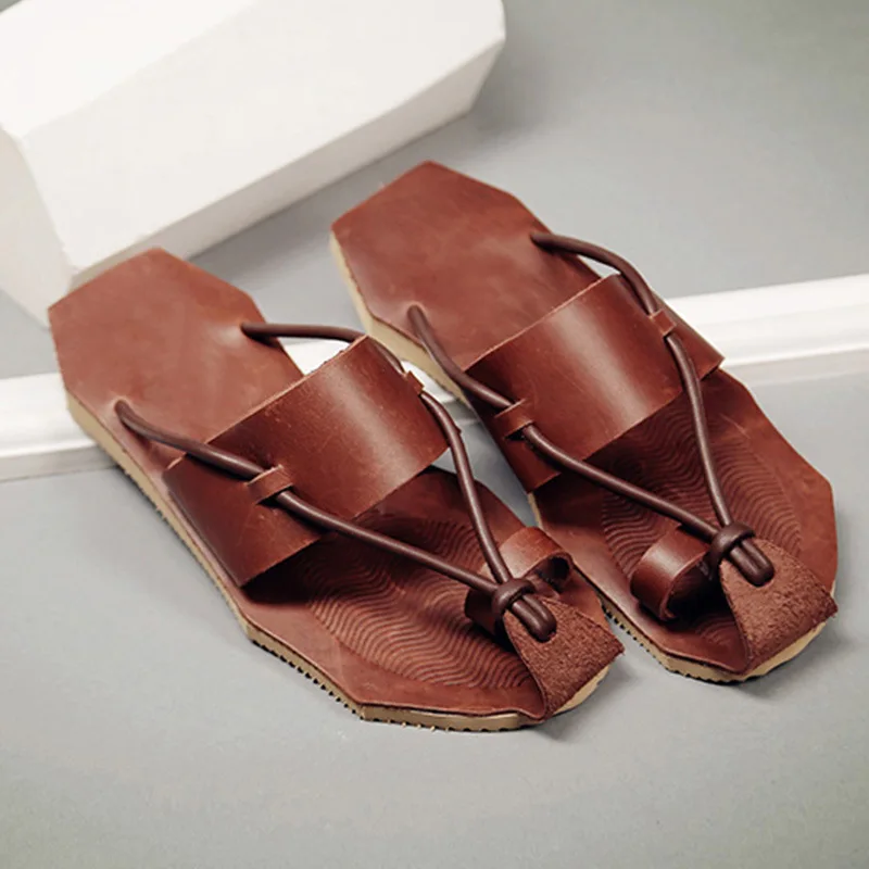 pure leather sandals for mens