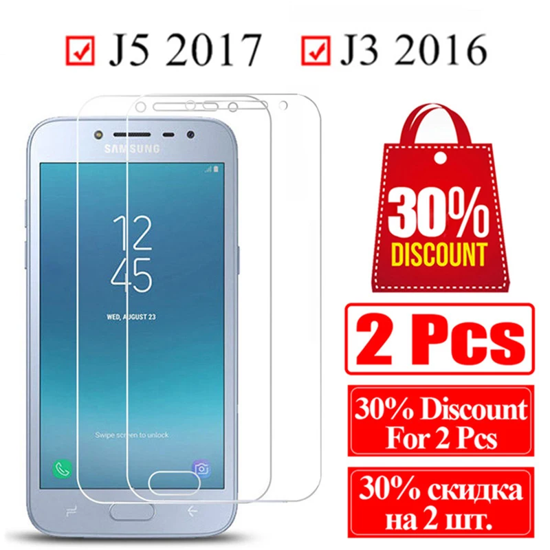 

safety glass on for samsung j5 2016 original protective by galaxy j3 2016 screen protector Tempered Tremp gelaksi film sausun