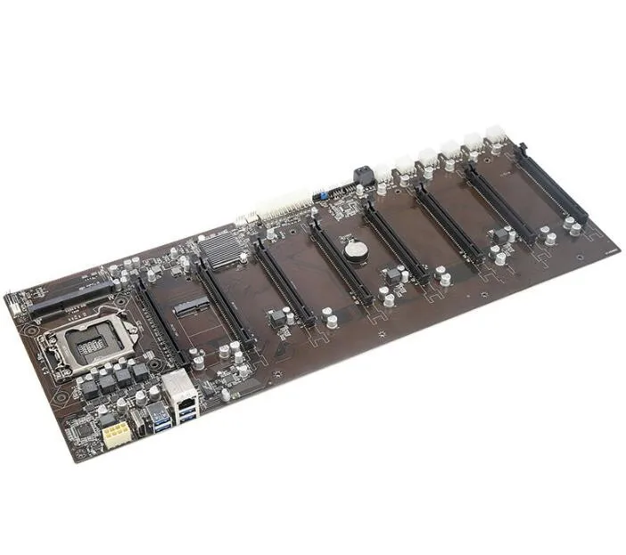 100% New origina B250 материнская плата LGA1151 DDR3 8PCI-E слоты для майнинга монет Крипто |