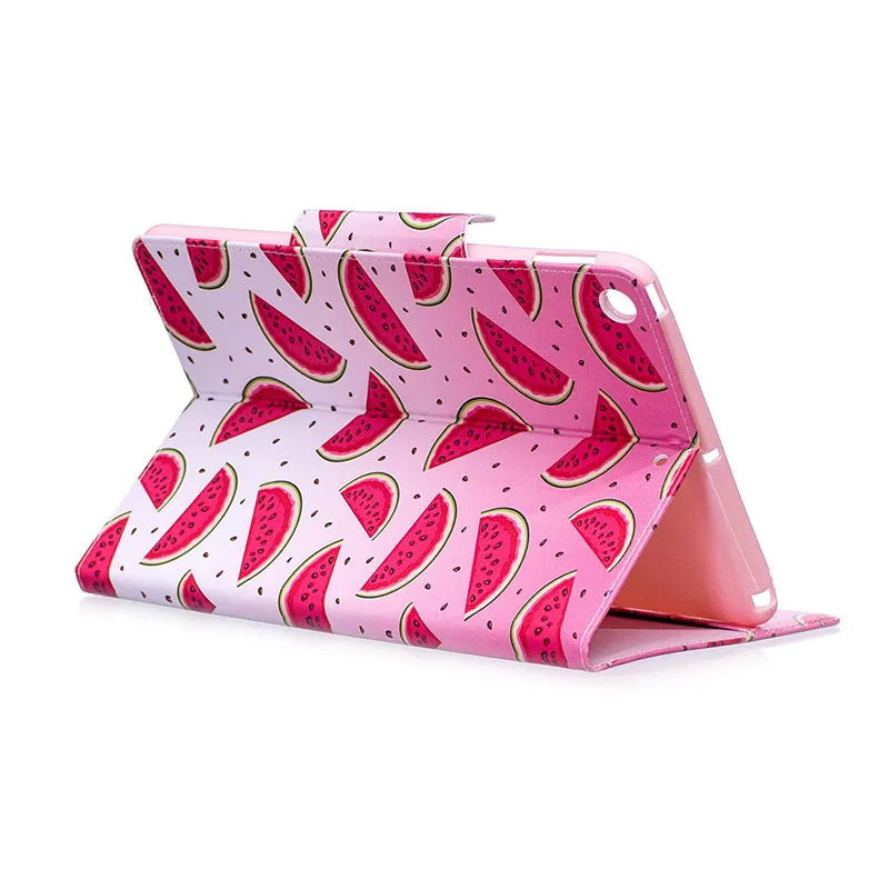 Soft Leather Case For New iPad 9.7 inch 2017 Colorful Painting Smart Cover Flip Case Protective Shell Auto Sleep Wake Up (20)