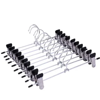 

Clothes Hanger Clothes Hangers For Closet 10pcs Metal Clips Coat Skirt Dress Blouse Bulk Shirt Hangers Cabide