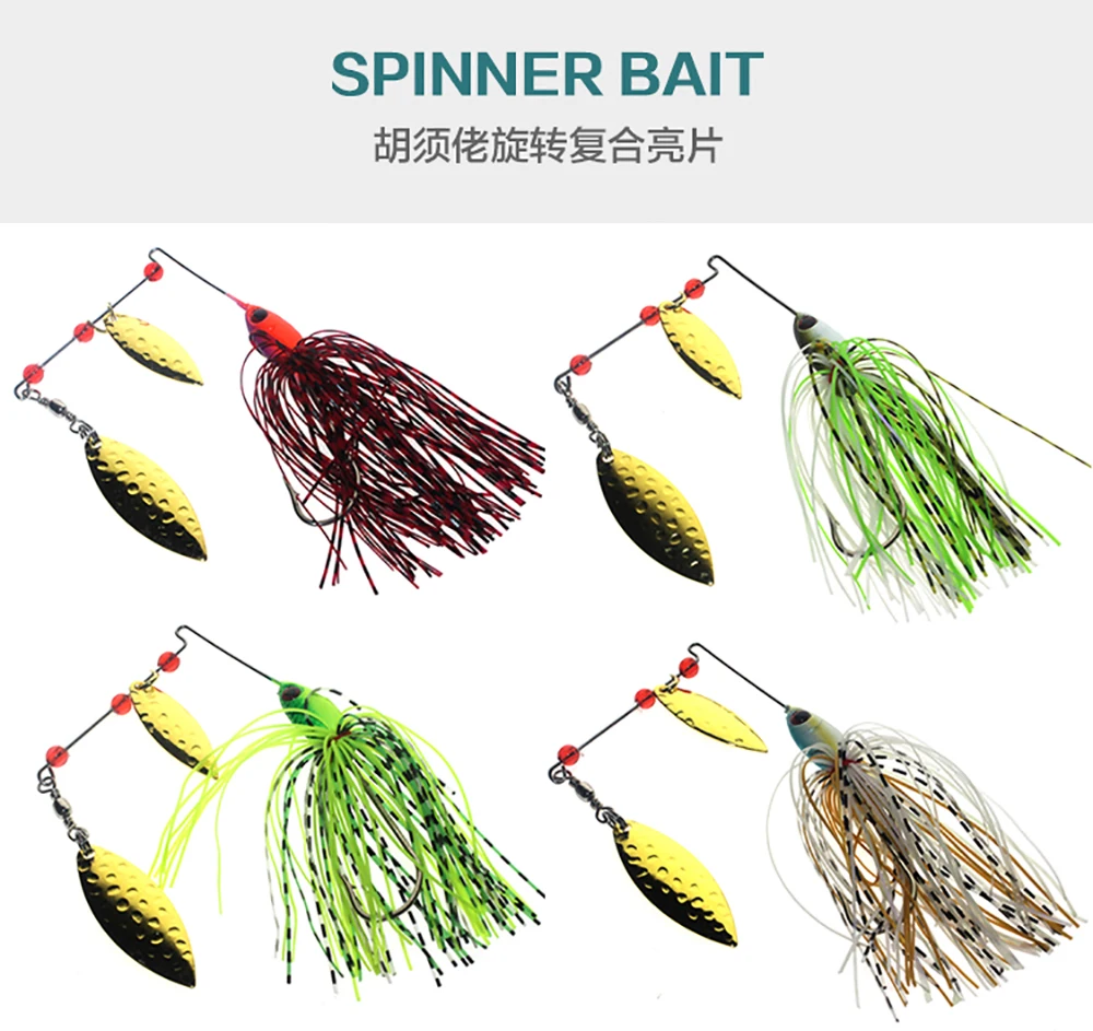 超高品質スピナー餌ダブル反射ゴールデンメタルスプーンbuzzbait 3d魚眼釣りルアーフックスウィッシャーゴムジグ Rubber Jig Fishing Lurespinner Bait Aliexpress