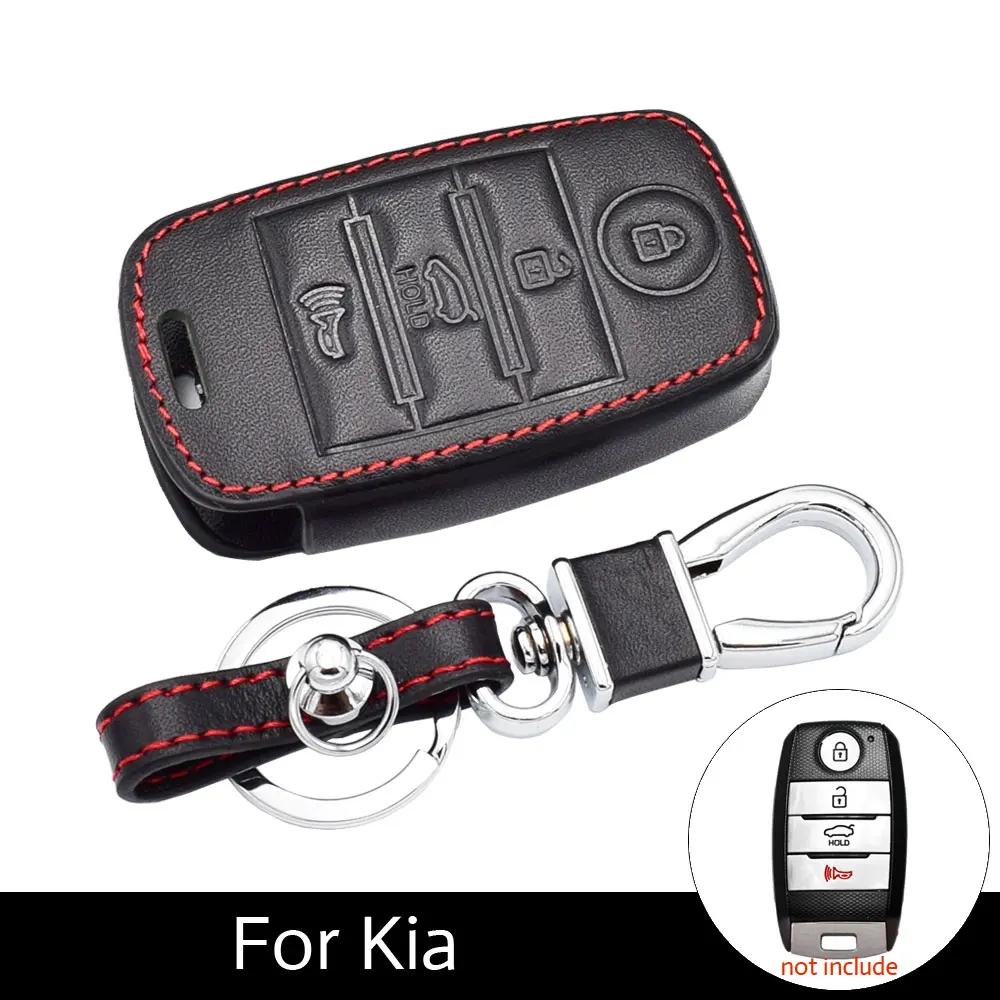 Buy ATOBABI Leather Car key Cases Fob Cover For Kia