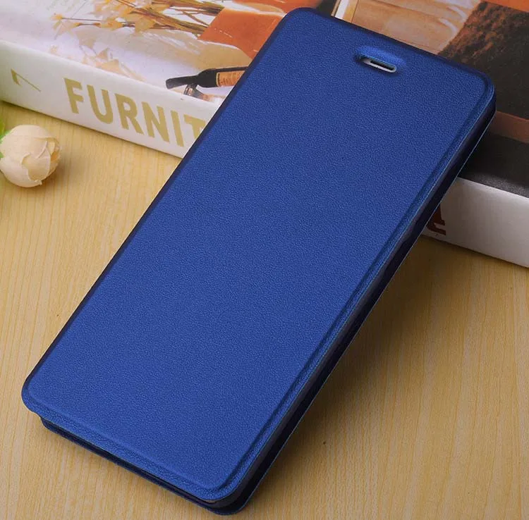 Xiaomi mi5s plus чехол с откидной крышкой pu чехол умный чехол для телефона для xiaomi mi5s 5S чехол для телефона высокое качество - Цвет: Синий