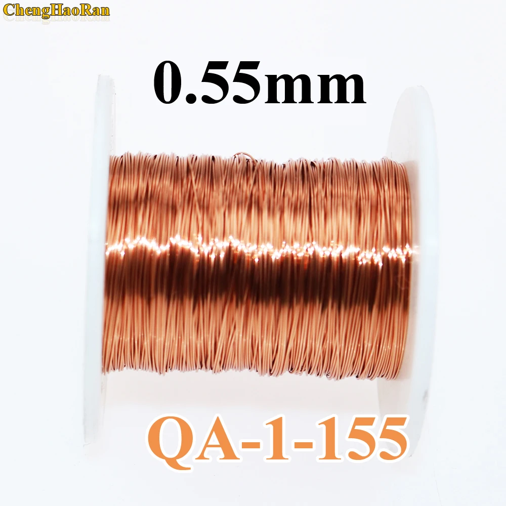 

ChengHaoRan 0.55mm 1m QA-1-155 Polyurethane enameled Wire 0.55 mm qz-2-130 1 meter