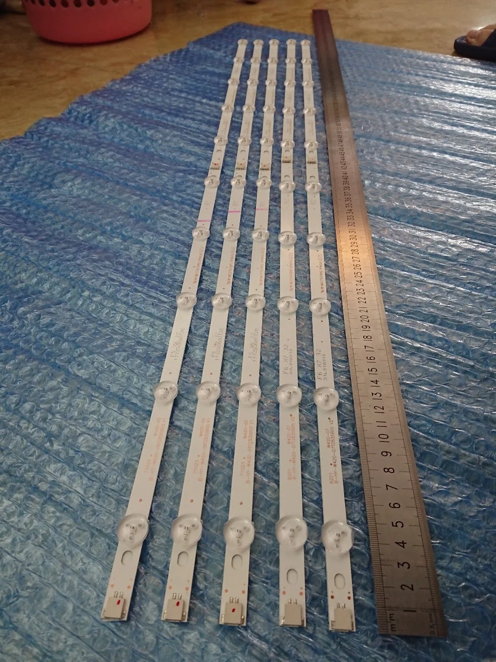 Substituição para lg Novo l1 r2 l2 Led Strip Lc420due 42ln5400 6916l-1385a 6916l-1386a 6916l-1387a 6916l-1388a Kit 10 Pçs r1 - Image 5