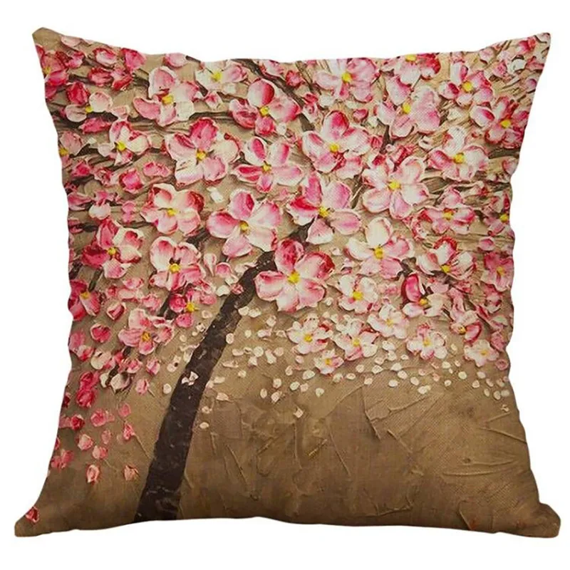 

Simple Linen Creative Lovely Pillow Cover Polyester Cushion Cover Pillow Covers Case Sofa Bed Decorative Pillows 2019 Hot