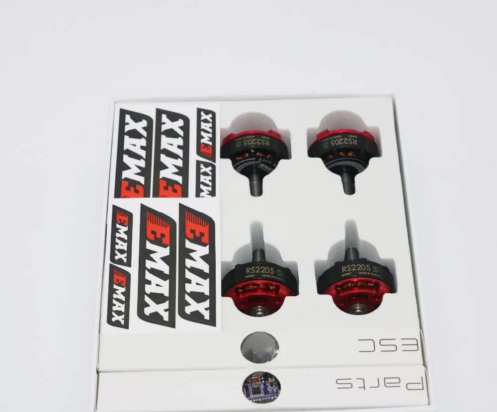 4 компл./лот EMAX RS2205S 2300KV 2600KV RaceSpec бесщеточный двигатель с пулей 30A BLHELI_S D SHOT Мощность