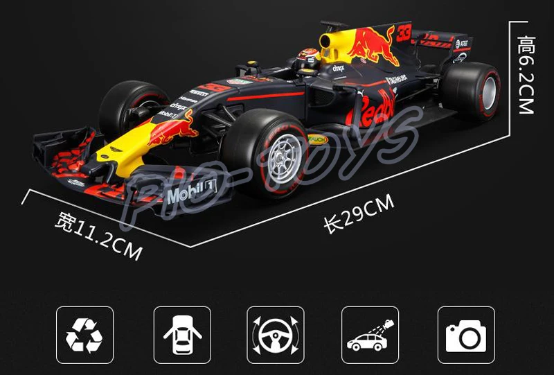 Новая роскошная коллекция подарок формула RB13 1/18 большая металлическая модель гоночной машины автомобиля литые под давлением игрушки автомобили металлический стол статическое украшение