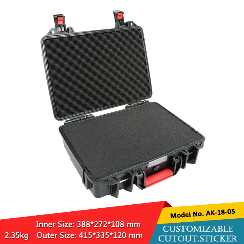 IP67 Plastic Waterproof Tool Box Transparent Hard Equipment Storage Case (4)