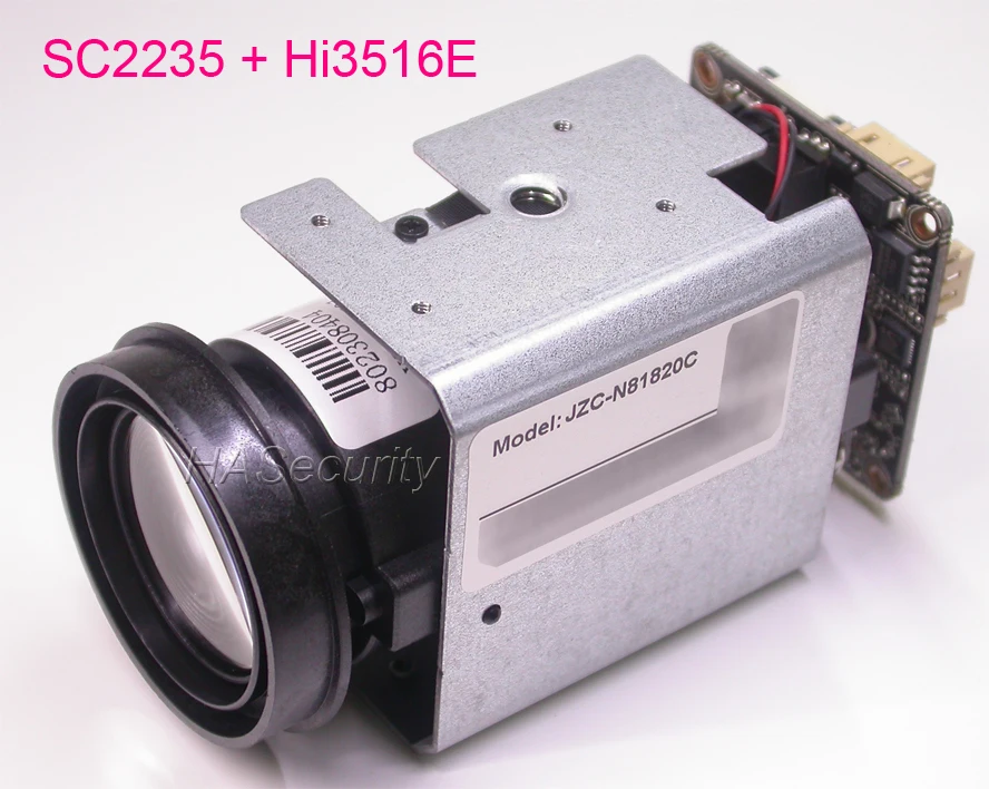 H.265 моторизованный зум объектив 5 85 93 6 мм (16x) с автофокусом 1/2 7 дюймов SmartSens SC2235 CMOS