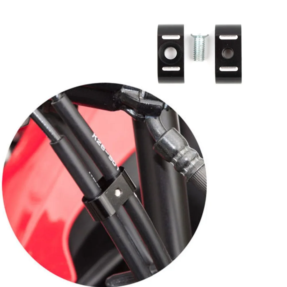 

Brake Throttle Cable Clips Clamp Holder for Harley Dyna XL1200 Turing Oil Pipe Cable Tube Hose Instrument Tubing Wire Clamp Clip