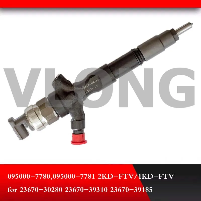 도요타 Hilux 디젤 연료 인젝터, 095000-7780, 095000-7781, 095000-8290, 23670-0L050, 23670-30280, 23670-39310, 23670-39185