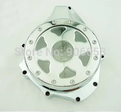 

Free shipping motorcycle parts Billet Engine Stator cover see through for 1999-2015 Suzuki Hayabusa GSX1300R