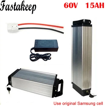 

Rear Rack Style Electric Bicycle Battery 60V 15Ah 2000w Lithium ion Battery with 67.2V 2A Charger