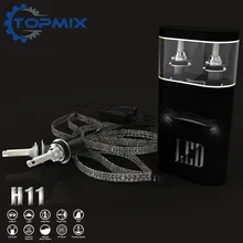 Новинка H8 H9 H11 высокое Мощность ETI LED 60 Вт 7200LM 6000 К супер яркие фары автомобиля Conversion Kit Автомобильная Противо-Туманная лампочки-фары