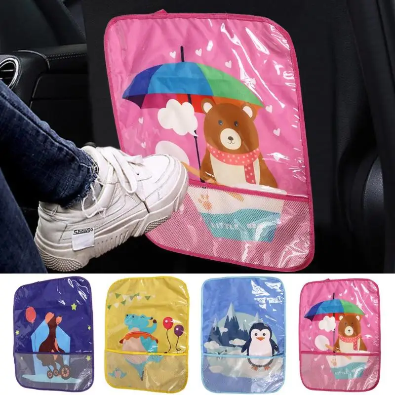 

Car Seat Back Cover Protector for Kids Children Baby Kick Mat from Mud Dirt Universal for peugeot 308 2008 Hyundai Solaris