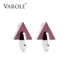 Серьги VAROLE черного и темно-Красного цвета серьги из нержавеющей стали для женщин ювелирные изделия Oorbellen женские серьги